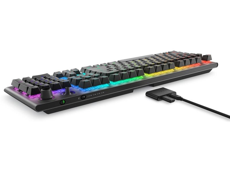 Dell Gaming-Tastatur Alienware AW920K US-Layout Alienware Wireless-Tri-Mode-Gamingtastatur