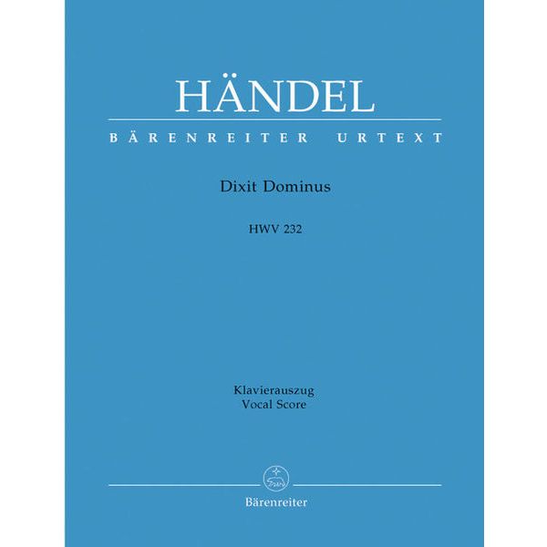 Bärenreiter Händel Dixit Dominus