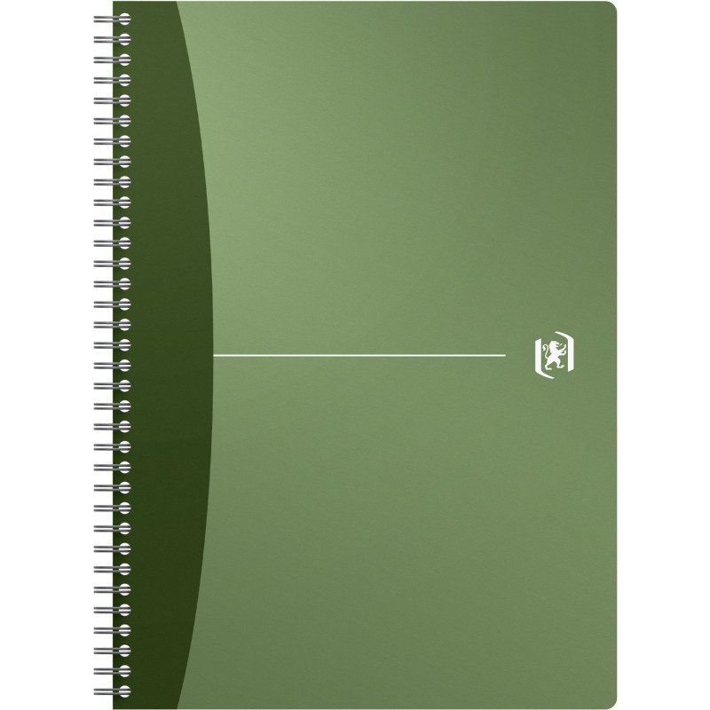 Cahier spirale Oxford Urban mix A4 21 x 29,7 cm - blanc ligné - 180 pages