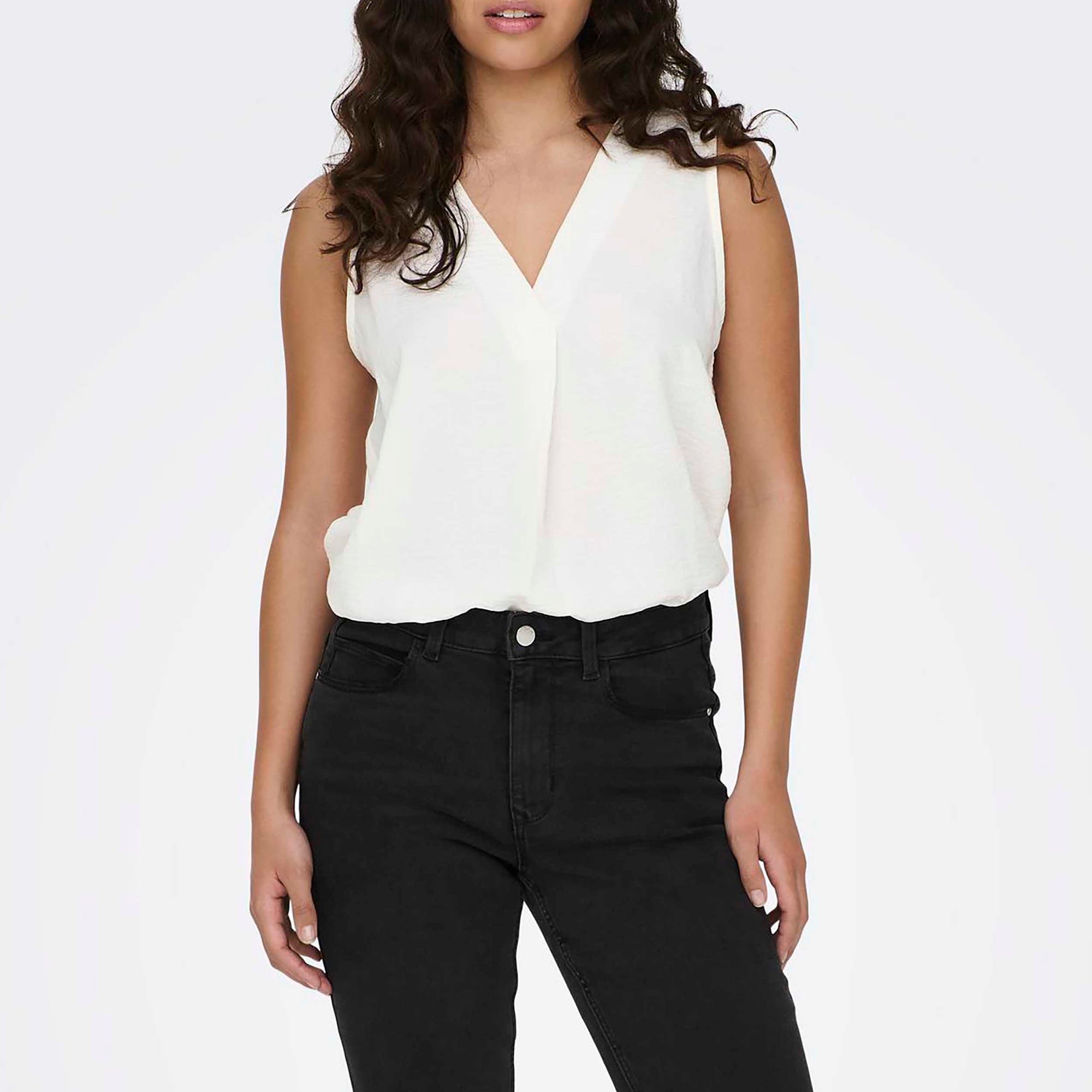 Top Femme blanc