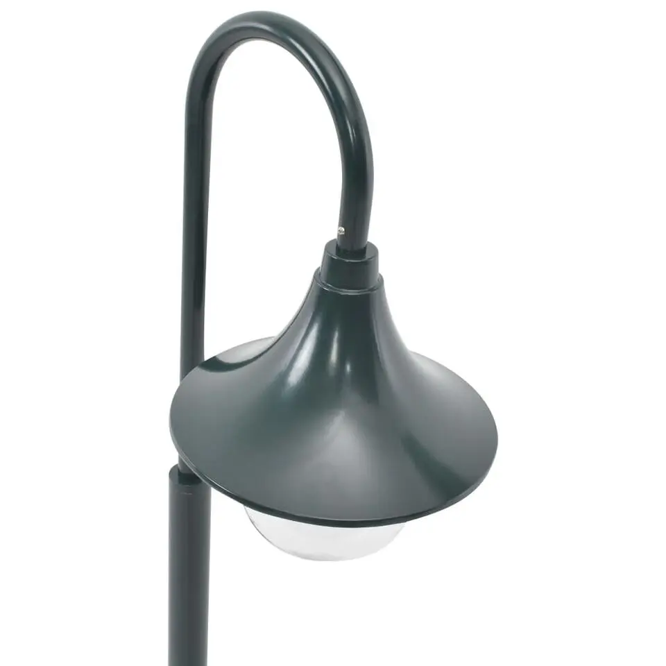 vidaXL - Tuinpaallamp - Groen - Aluminium