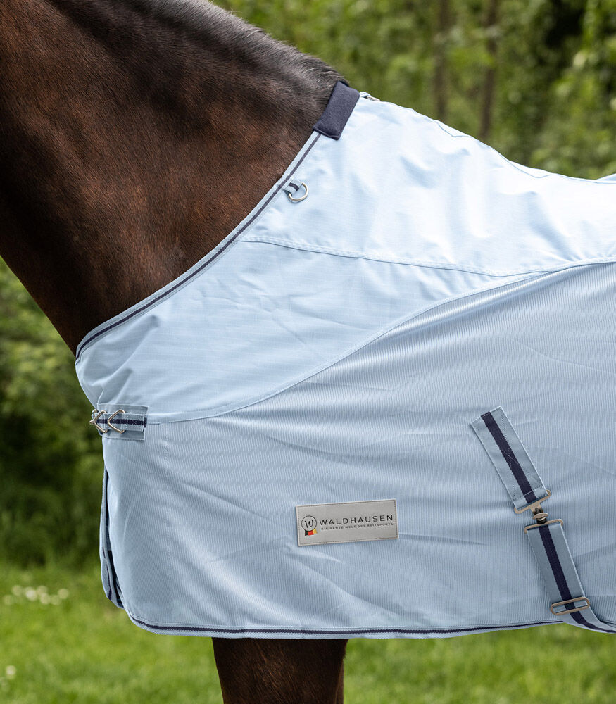 Waldhausen Pro - Vliegendeken - Paardendeken - Blauw - 115/165