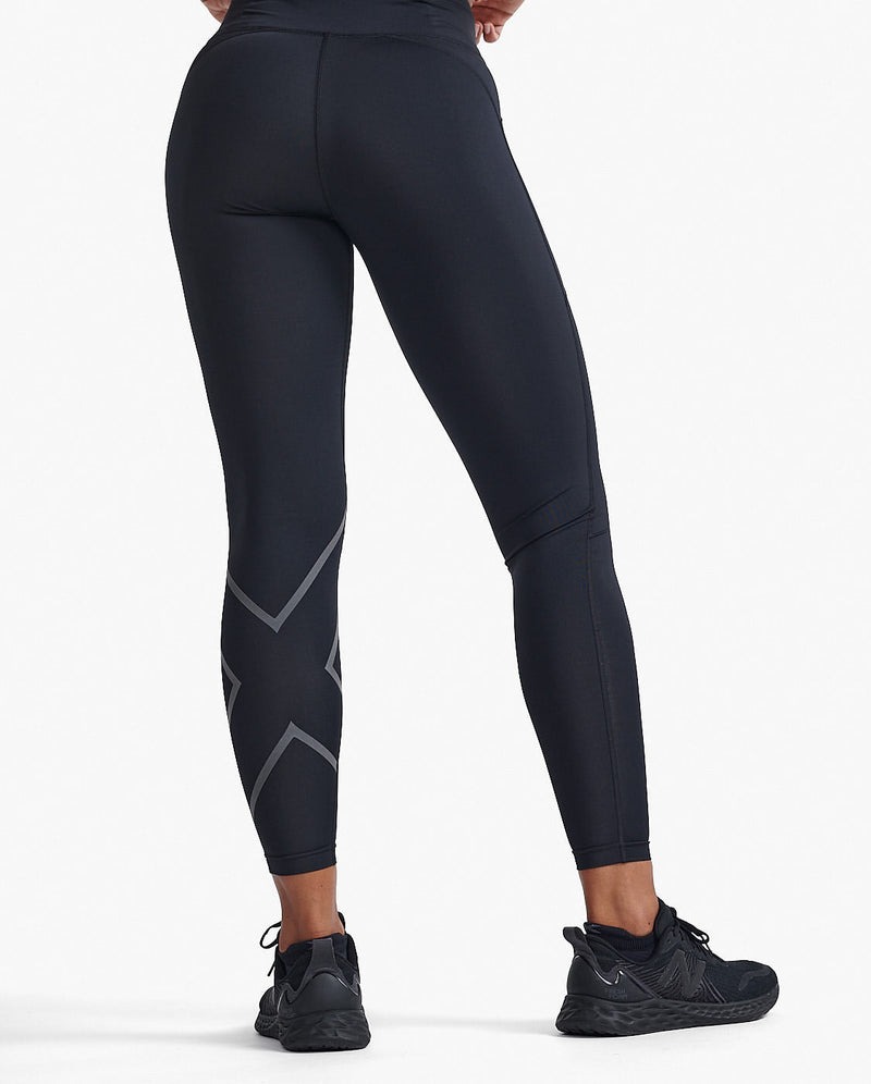 Aero Hi-Rise Compression Tights Dame Black/Black Reflective