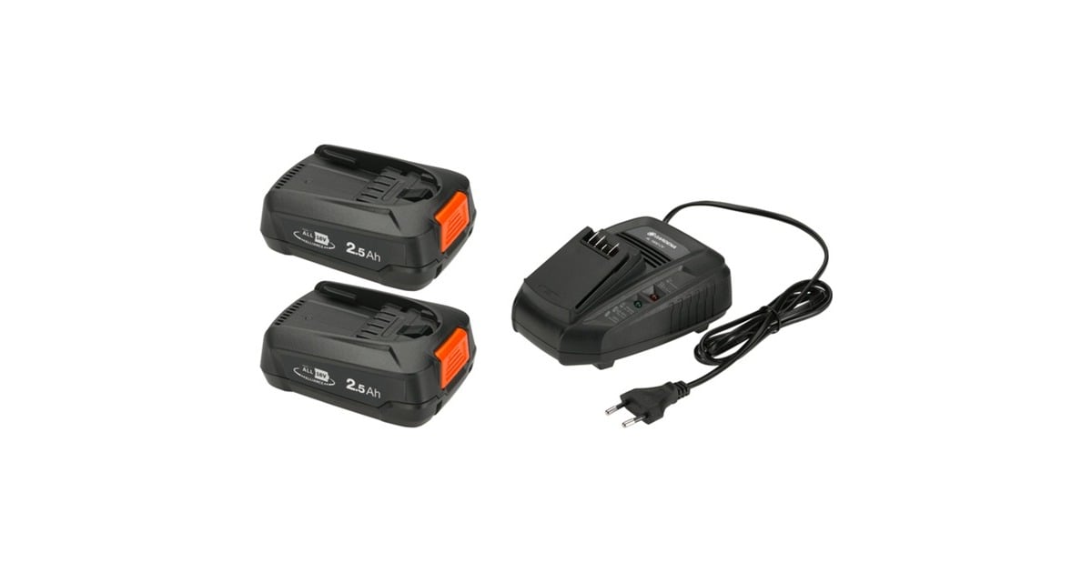 GARDENAStartset P4A QC+2x2,5 Ah  (14907-20)