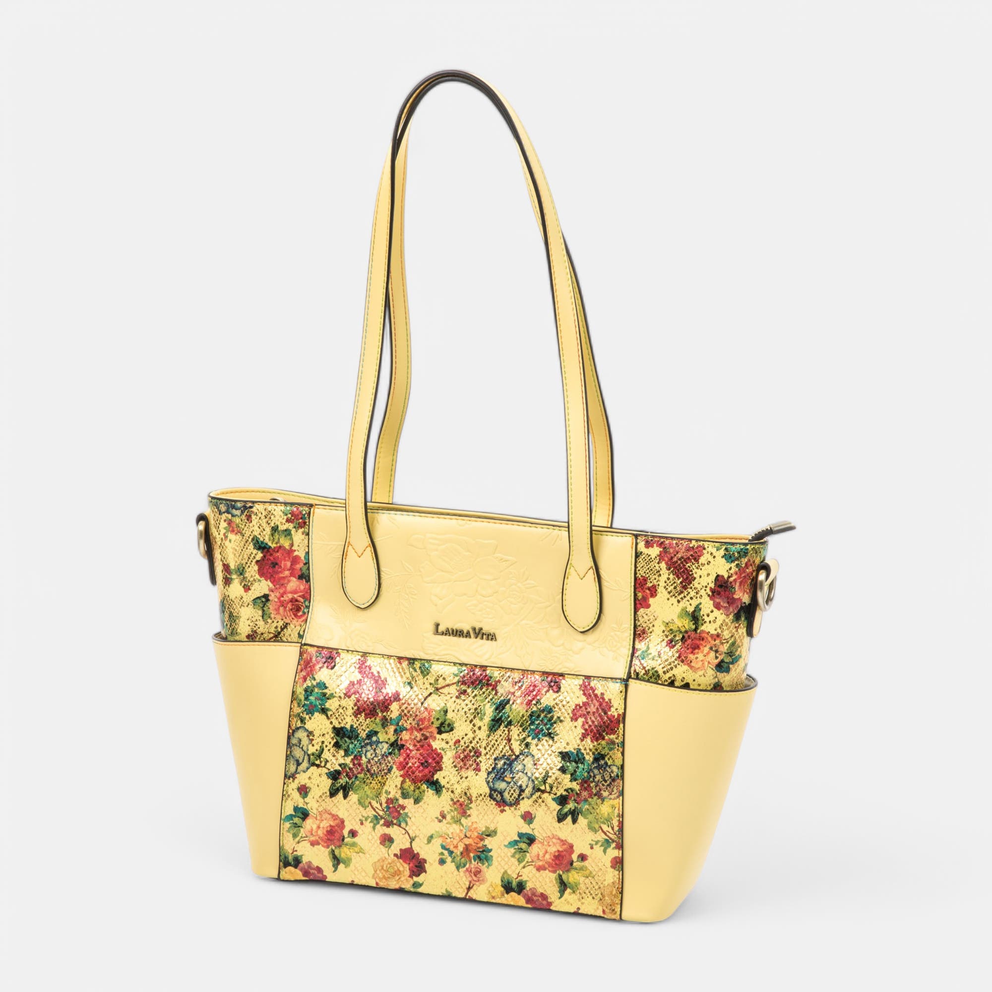Sac de shopping jaune