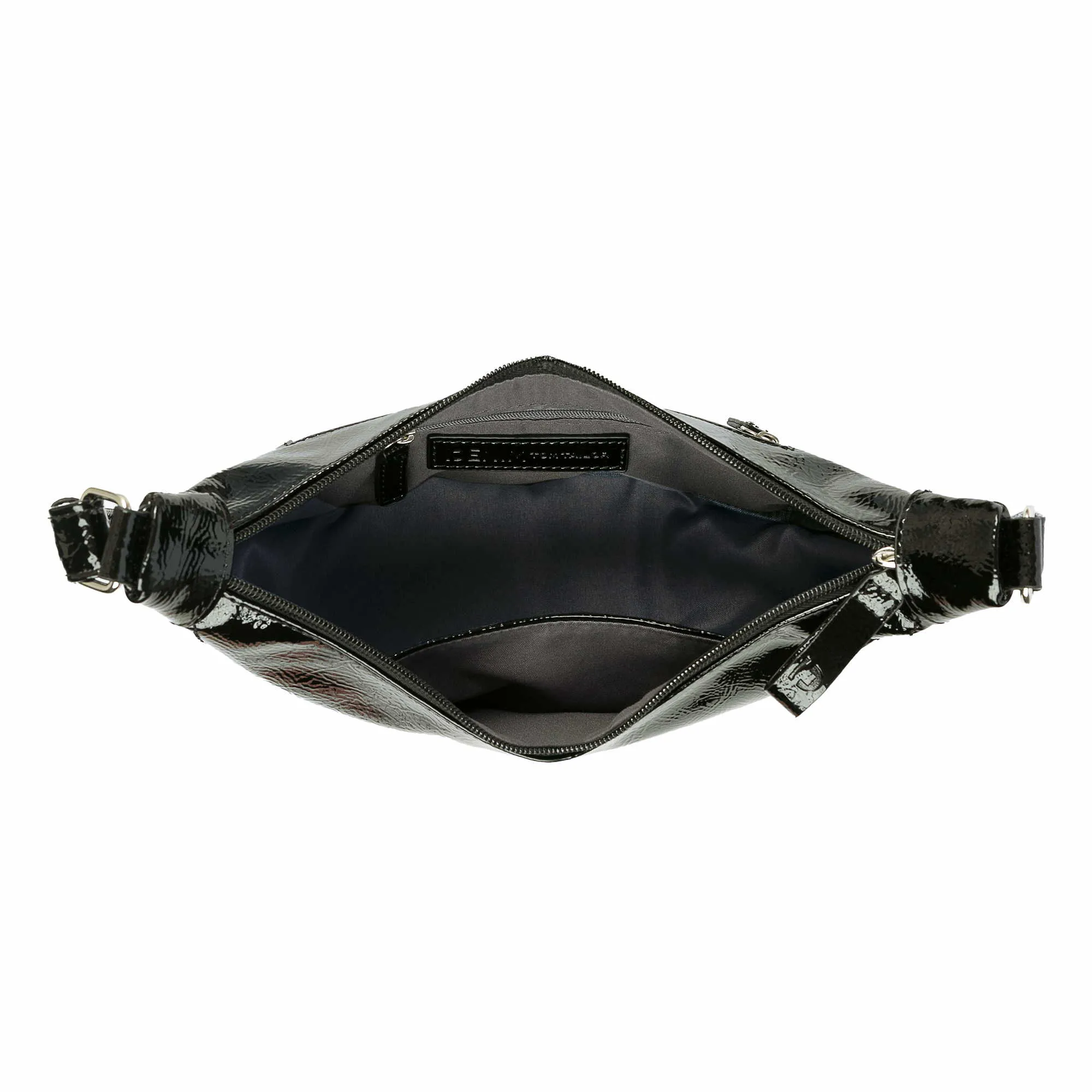 TOM TAILOR Gürteltasche / Bodybag Schwarz Lederimitat