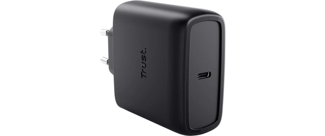 USB-Wandladegerät Maxo USB-C-GaN 65 W SchwarzKompaktes Ladegerät mit moderner GaN-Technologie und hoher Effizienz