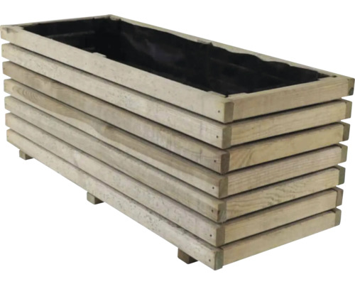 Siena Garden Ella plantenbak 100 x 40 x 40 cm, natuurlijk hout