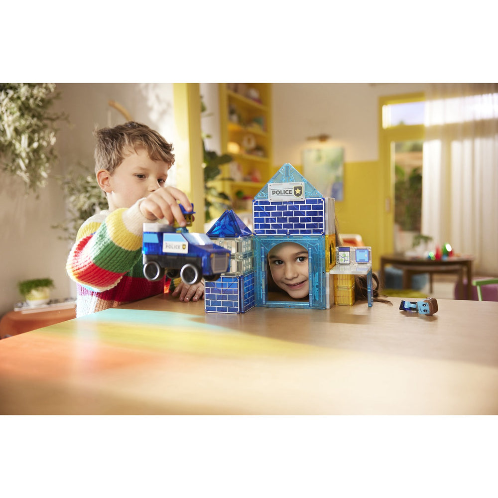 Køb Magna-Tiles® Police Station 35 Pcs