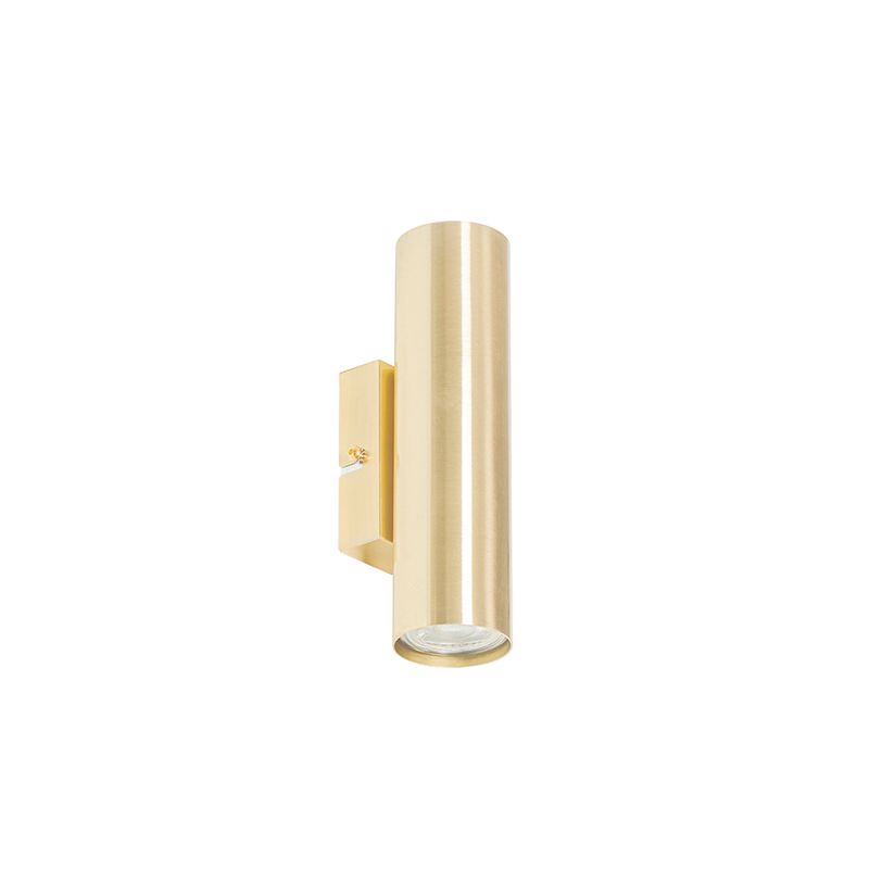 Moderne wandlamp messing 2-lichts - Jeana