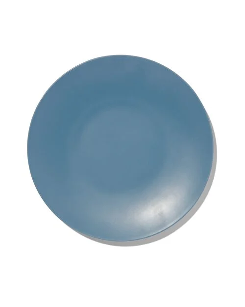 petite assiette en mélamine mat gris bleu Ø21.3
