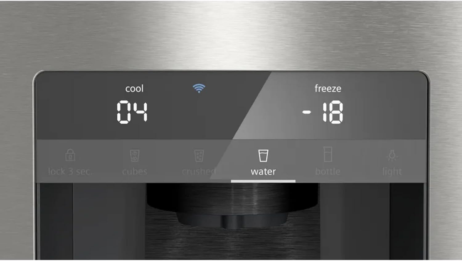 Siemens KF96DPPEA iQ700 Kühl-Gefrier-Kombination, 183 x 90,5 cm, 574 L Kühlen + 199 L Gefrieren, noFrost, hyperFresh 0 Grad, LED-Licht, Beleuchtete Glasrückwand mit multiAirflow