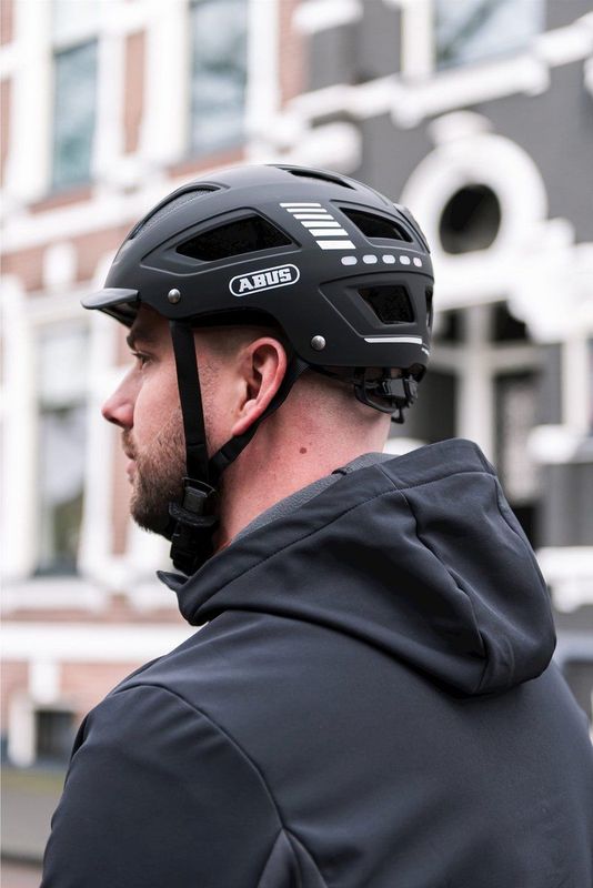 Abus helm Hyban 2.0 XL 58-63 Led Signal Black