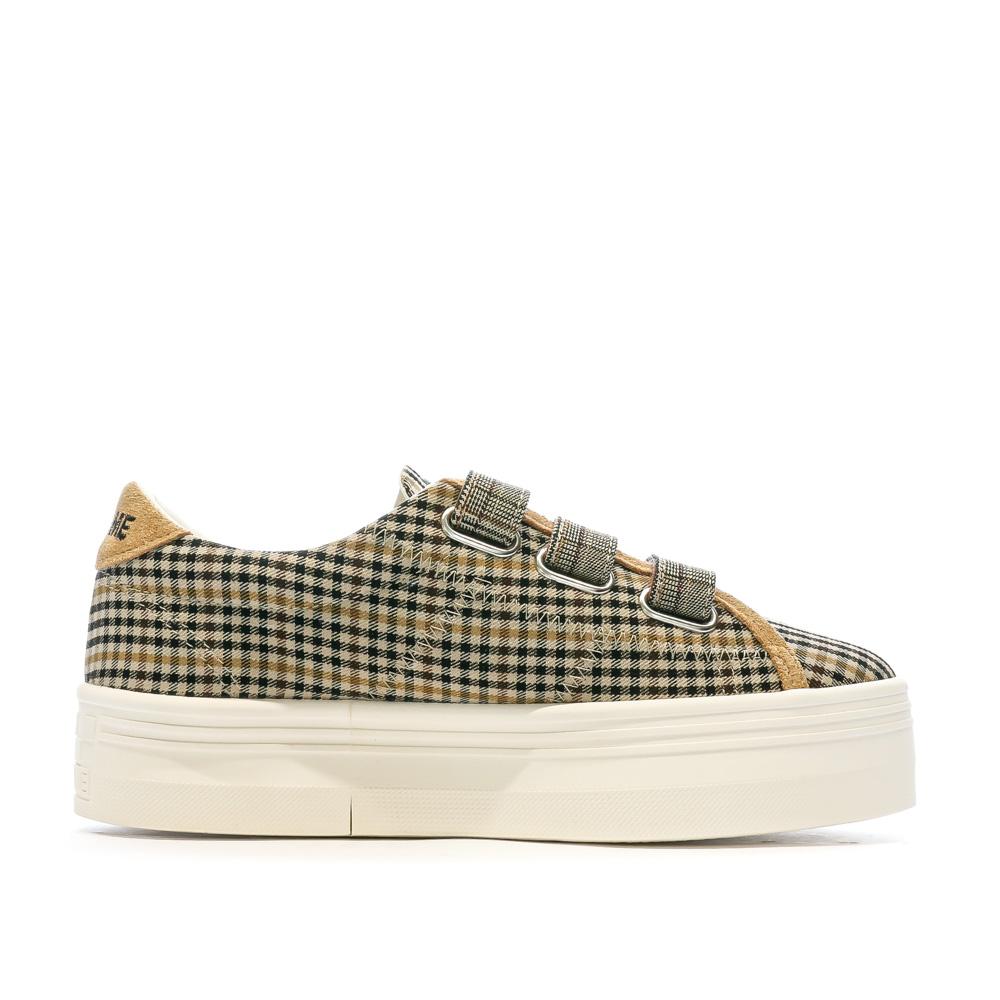 No Name Baskets Marron/Noir Femme No Name Plato Straps