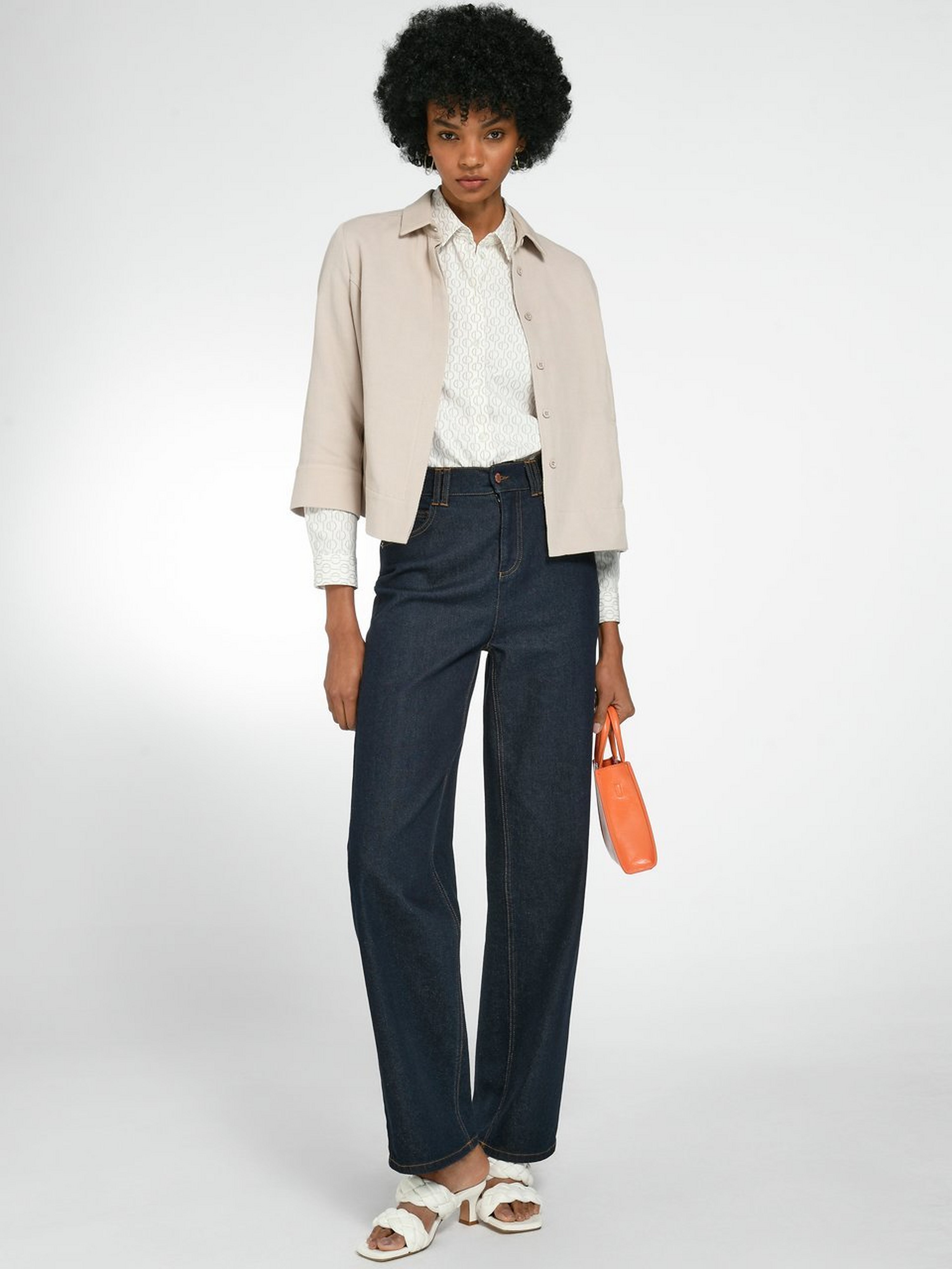 Bluse mit 1/1-Arm