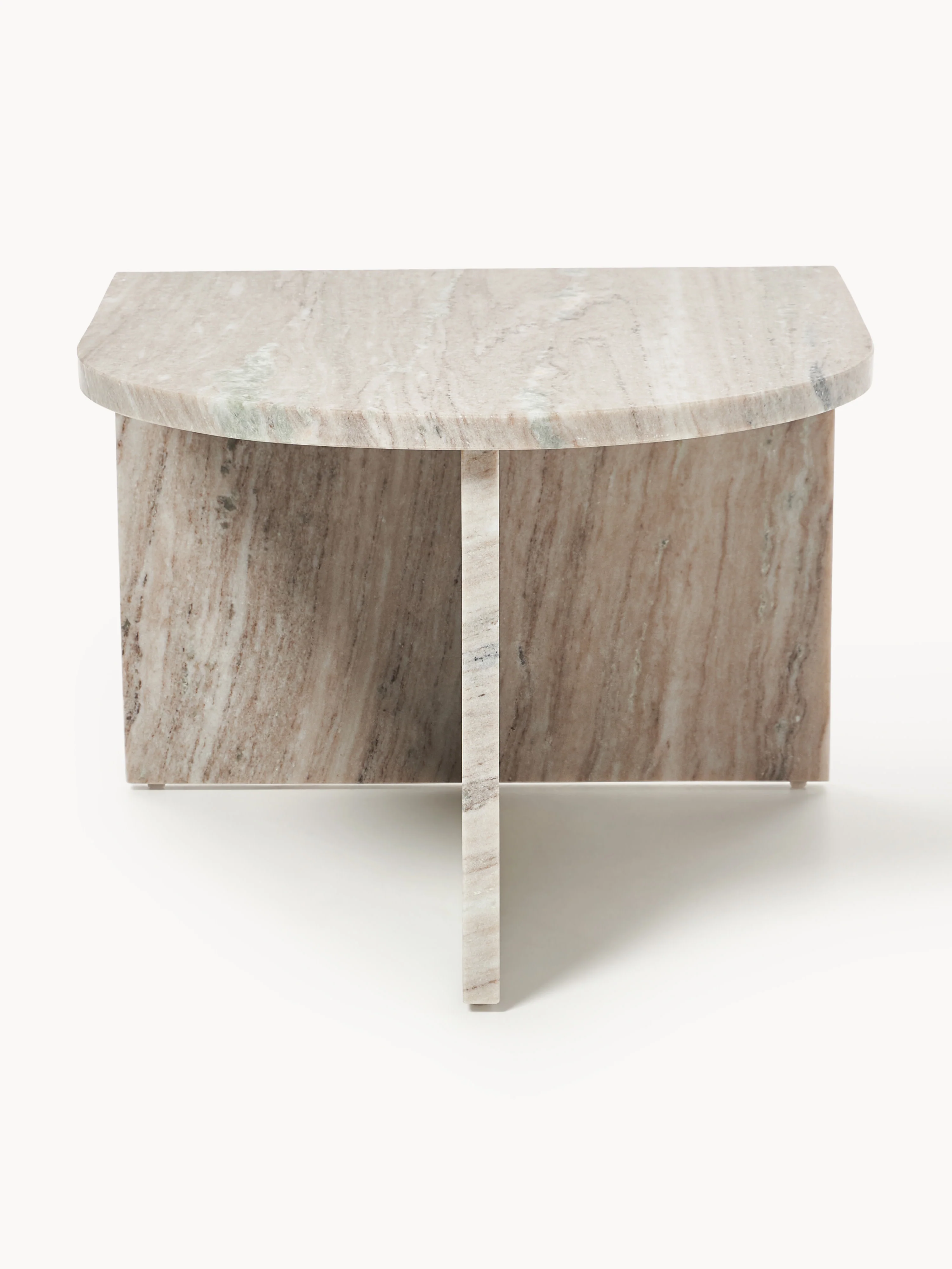 Ovale marmeren salontafel Leander