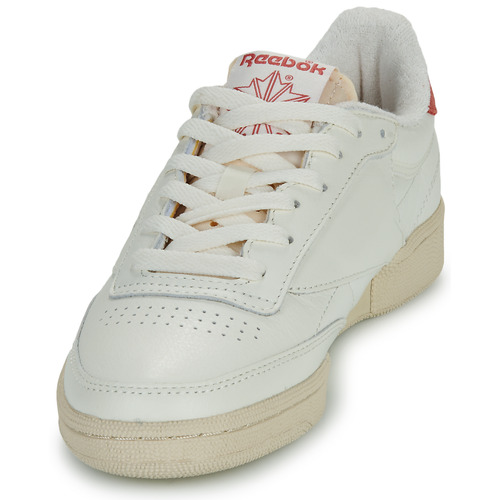 Reebok Classic - CLUB C 85 VINTAGE - Blanc / Orange