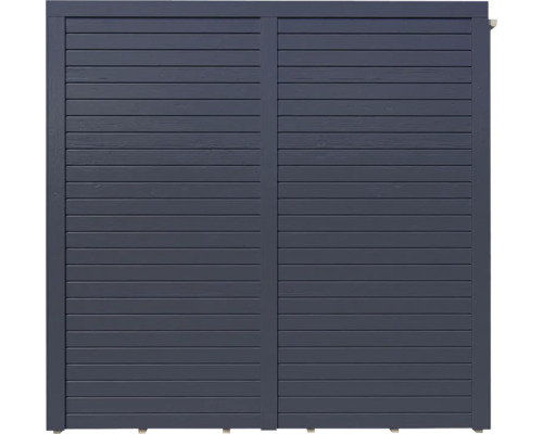 Bertilo Cubo 3 Kantoor tuinhuis inclusief vloer, 336 x 240 cm, antraciet