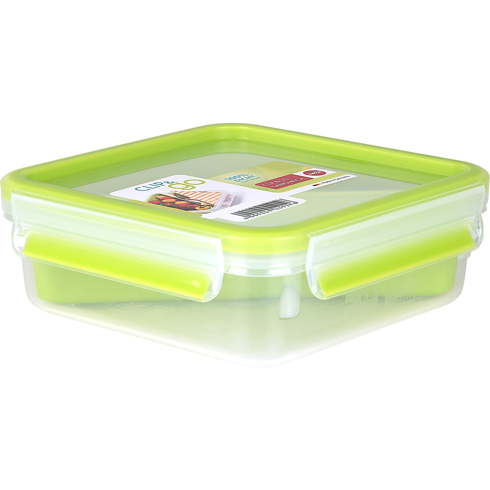 Emsa Lunch-Box CLIP & GO Sandwichbox 0,85 Liter
