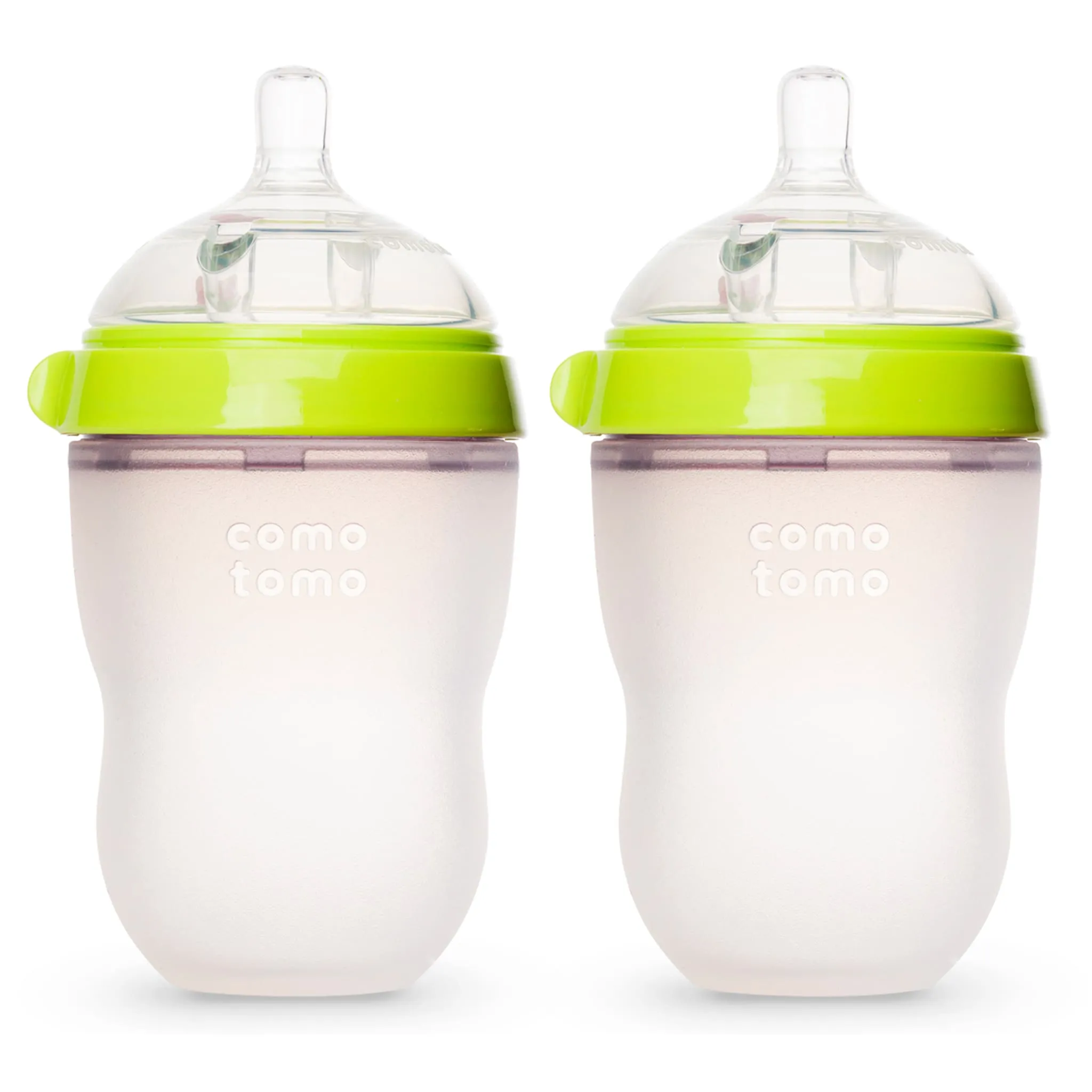 Como Tomo Biberon Souple à Flot Naturel Prévention des Coliques 250ml Ensemble de 2 - Vert