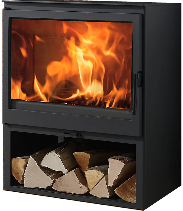 Poêle à bois en acier Panadero Acacia ecodesign 9.8kW 105m²