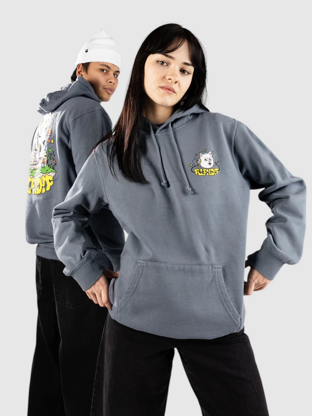 RIPNDIP Shroom Song Hoodie charcoal