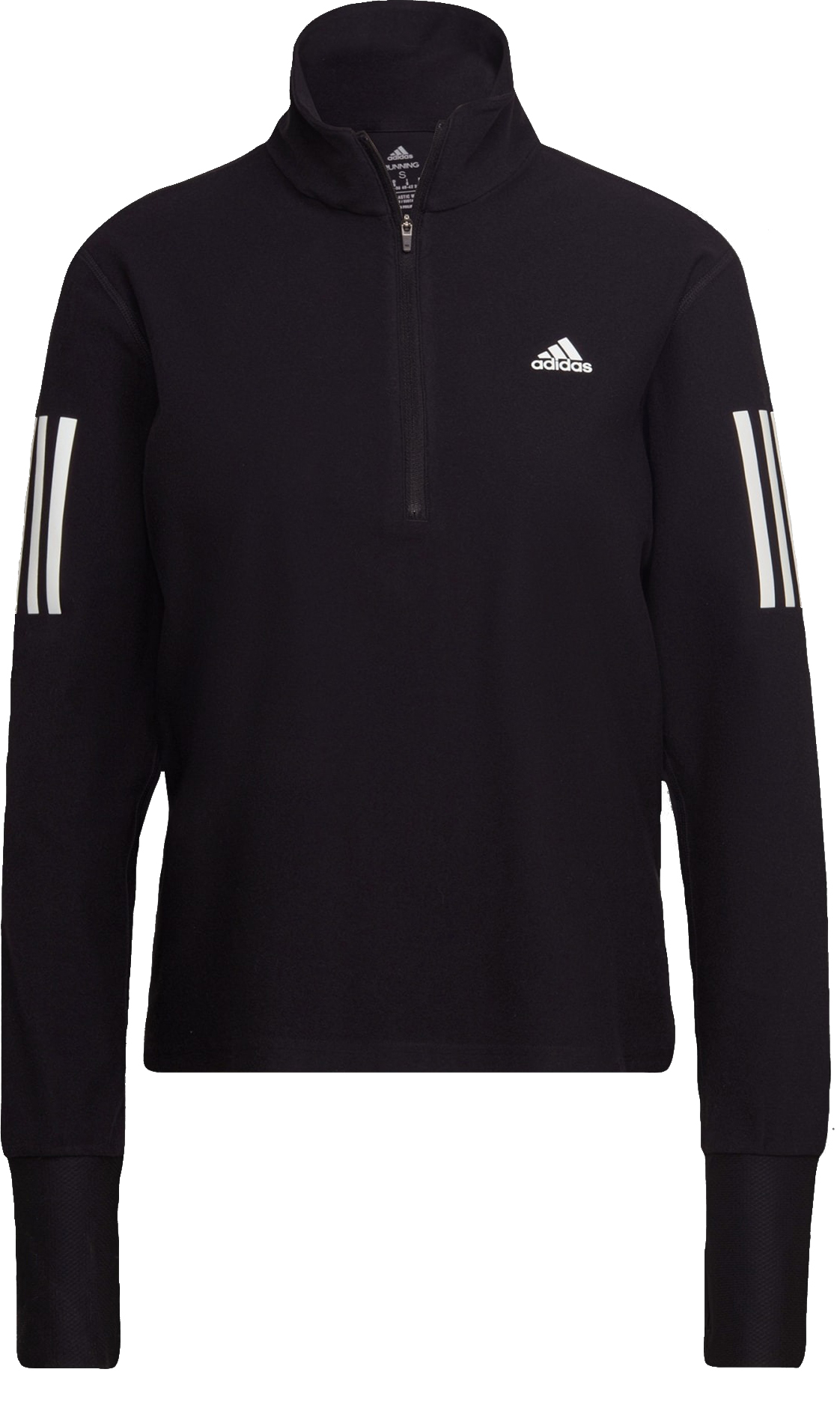 Own The Run 1/2 Zip Dame Black