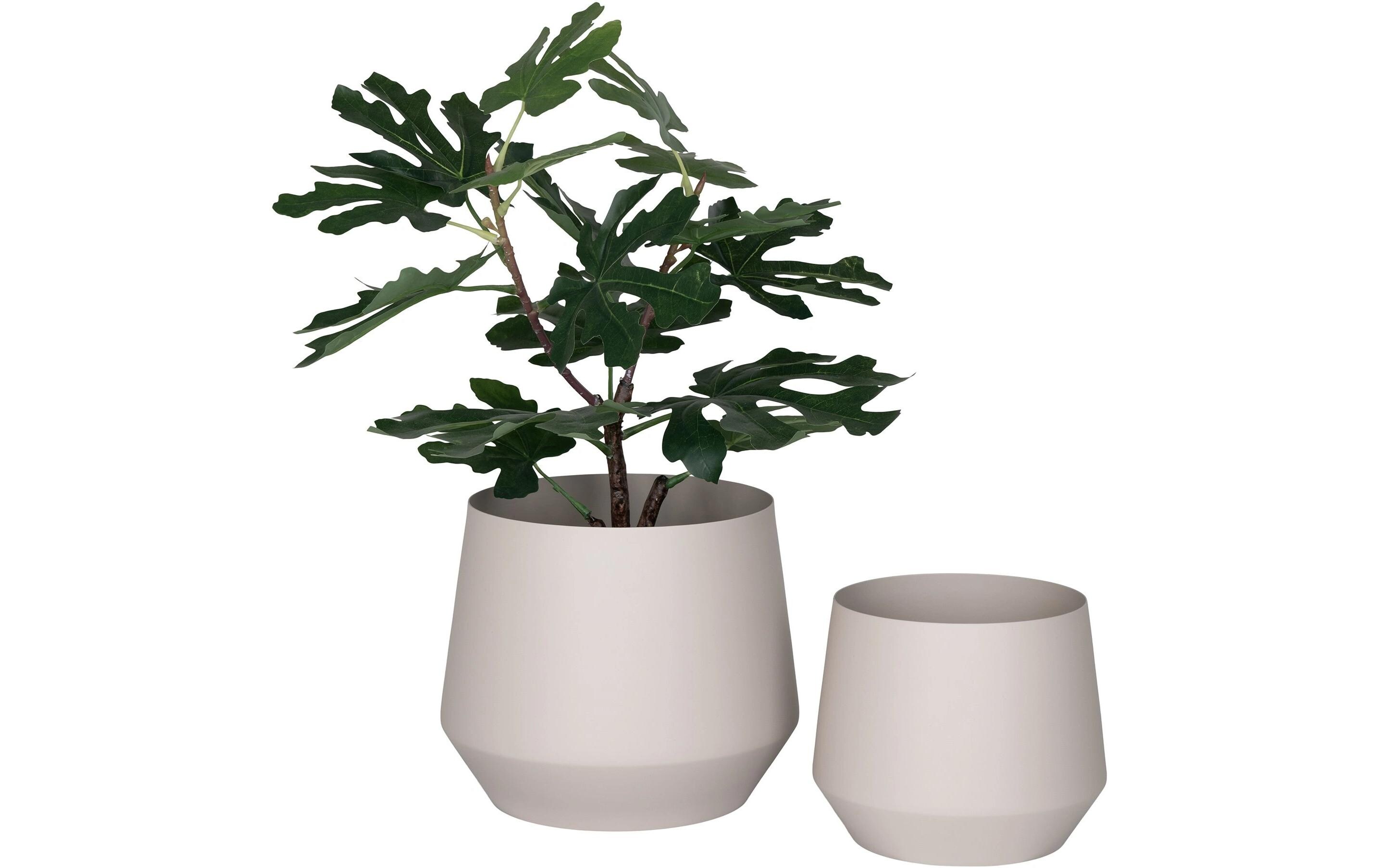 Blumentopf Trofa 2 Stück, SandBlumentopf-Set
