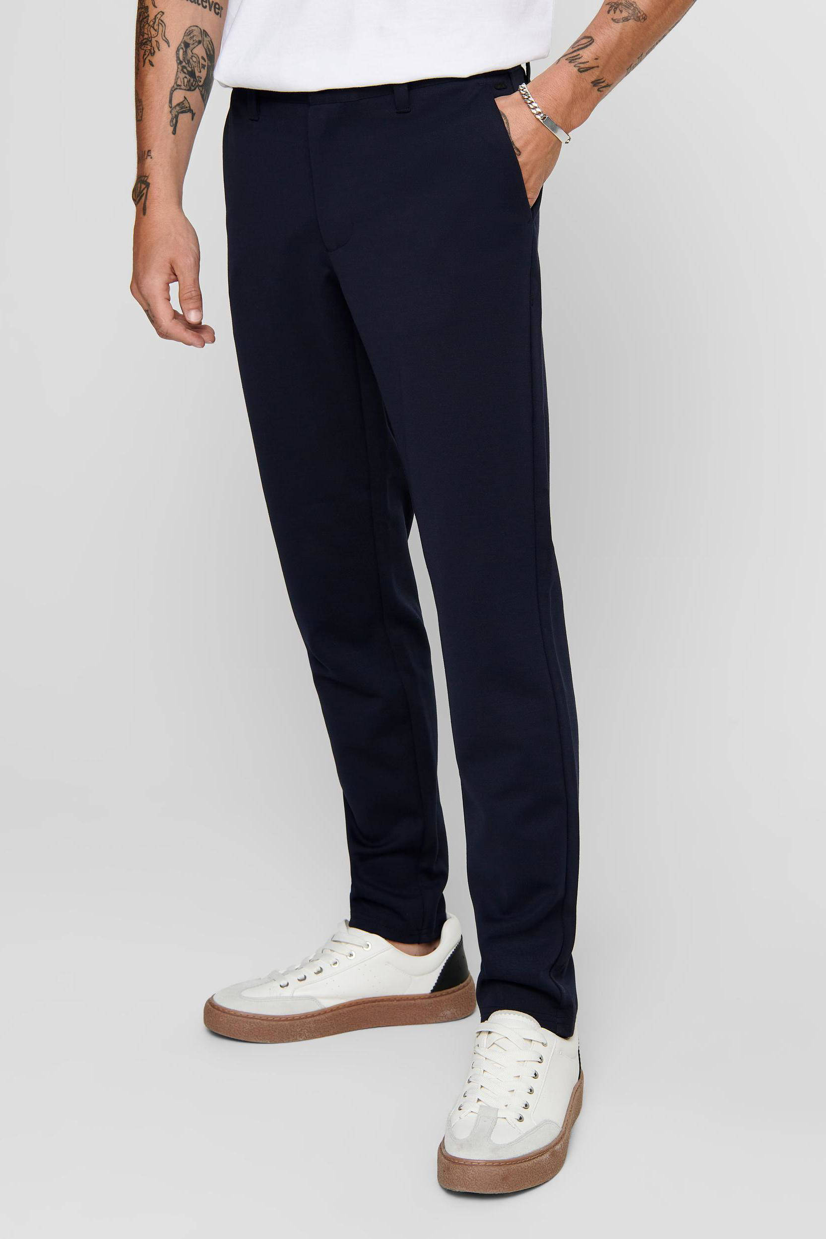 ONLY & SONS tapered fit it chino ONSMARK marine