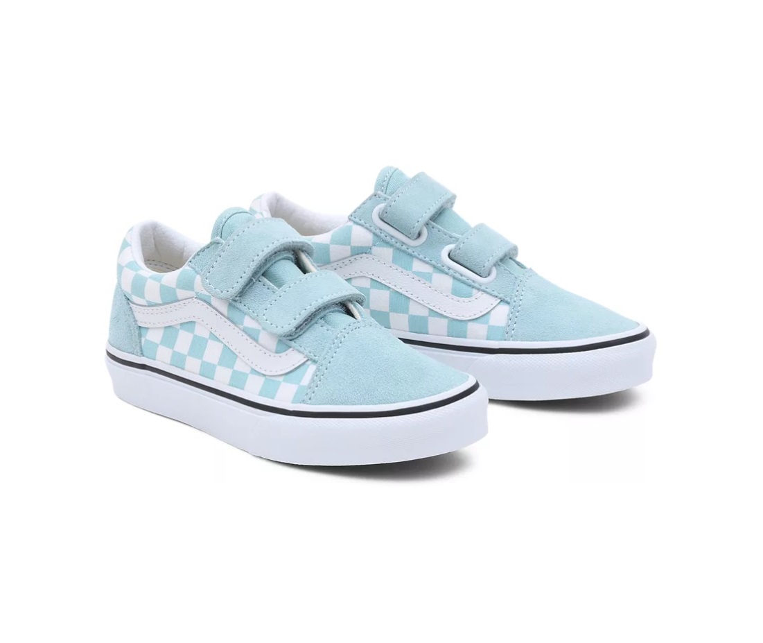 Vans Old Skool V Colortheory Checkerboard Canal Blue 12.5 US