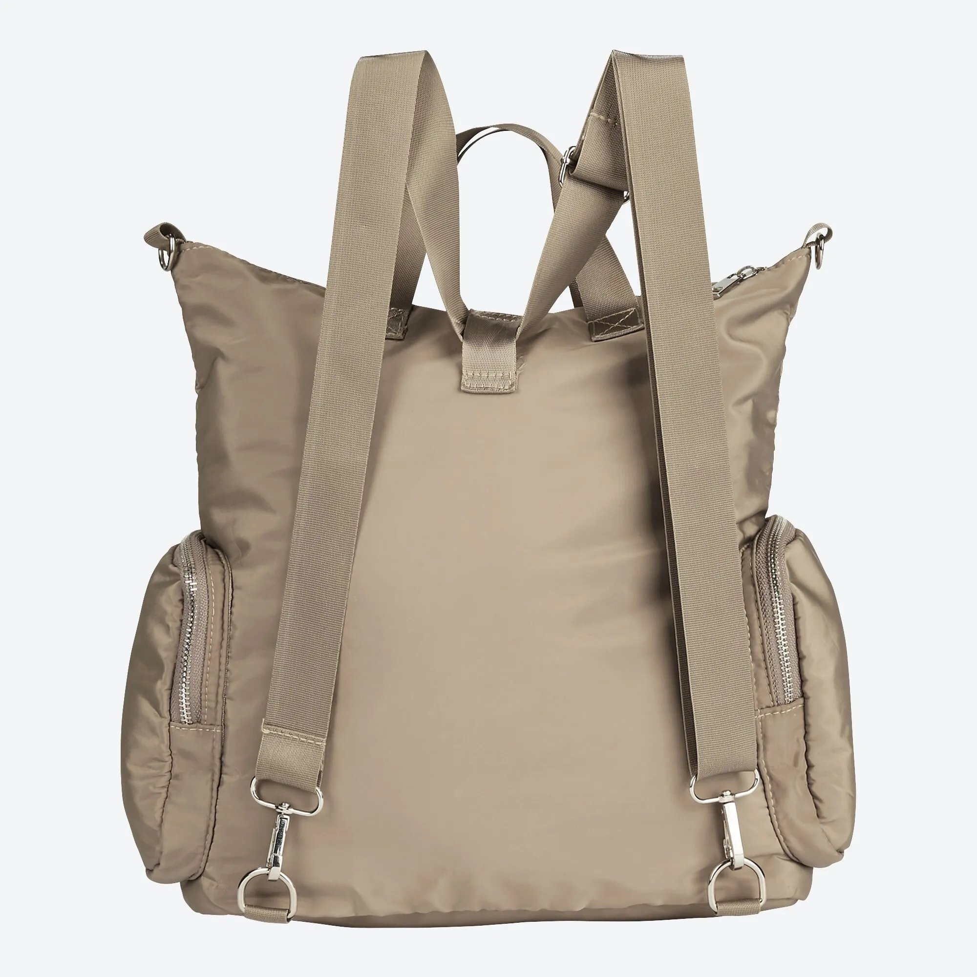 Damen-Rucksack mit 3 Reißverschluss-Taschen, ca. 30x34cm