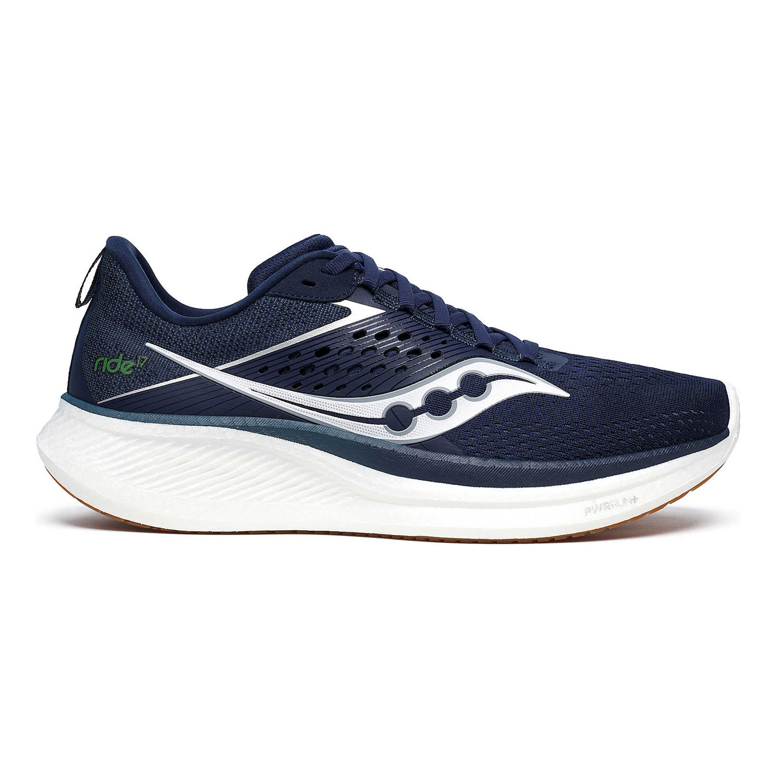 Saucony Ride 17 Chaussure De Running Sans Stabilisateurs Hommes - Bleu , Blanc