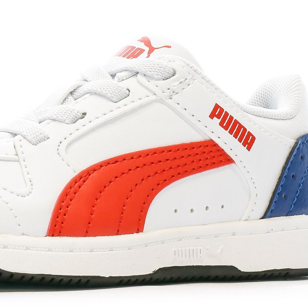 Puma Baskets Bleu/Blanc/Rouge Garçon Puma Inf Reb