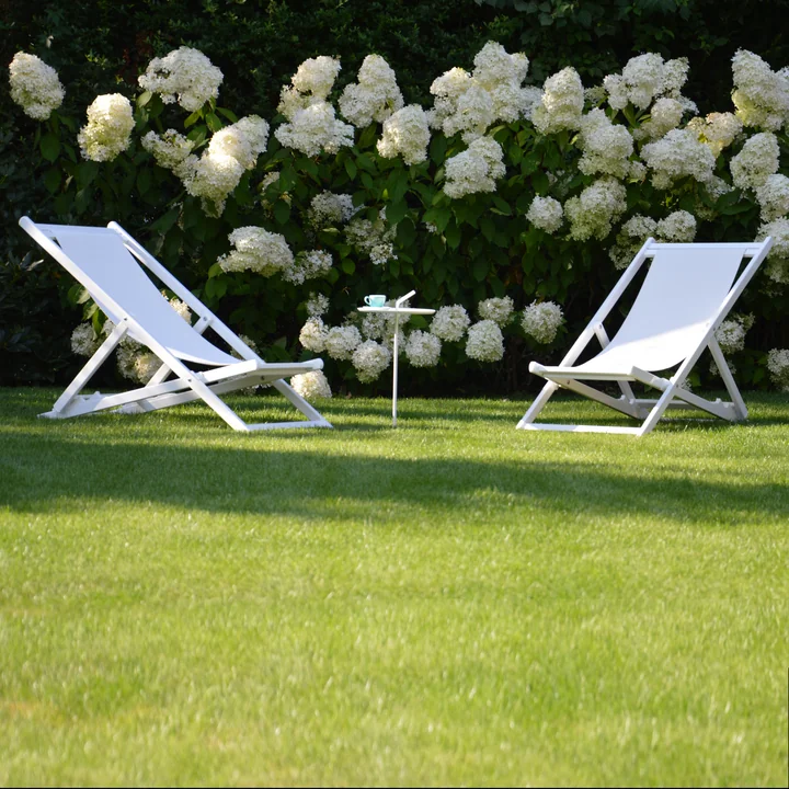 Jan Kurtz - Rimini Deckchair, Aluminium / schwarz