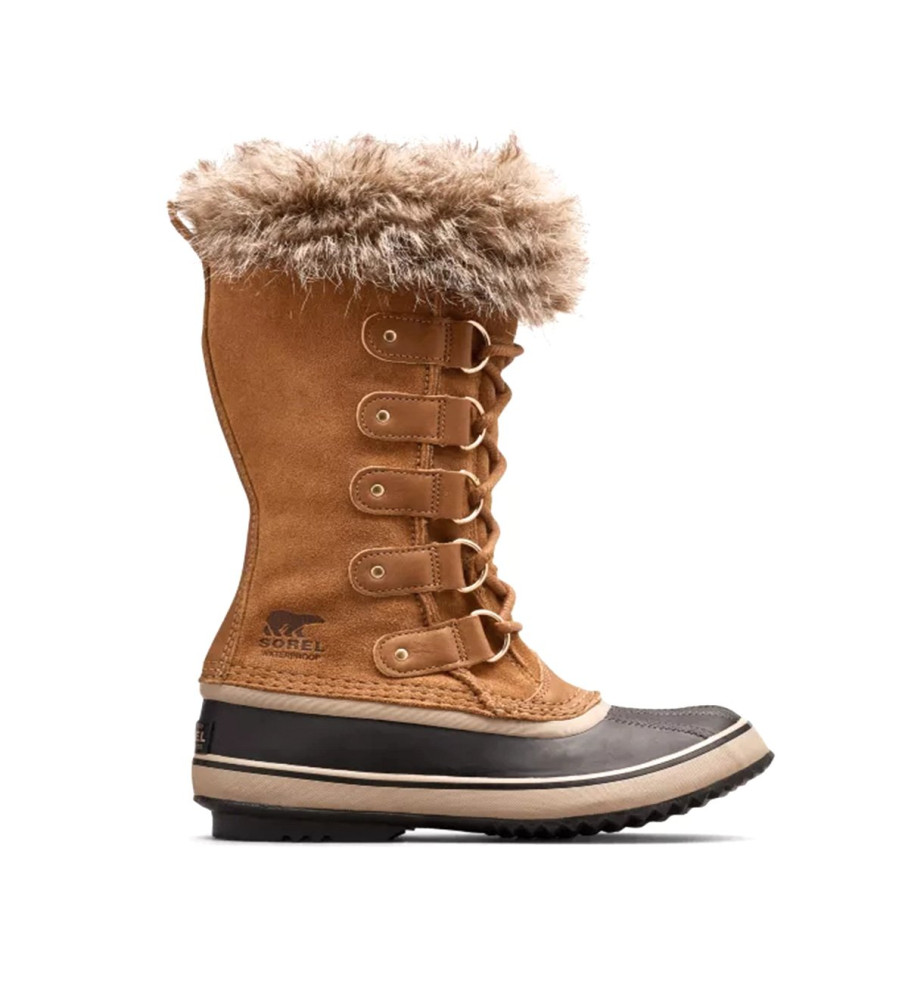 Botas de neve Sorel Joan of Arctic DTV em couro marrom