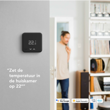 Tado Additionele Slimme Thermostaat Multi zone (uitbreiding) Zwart