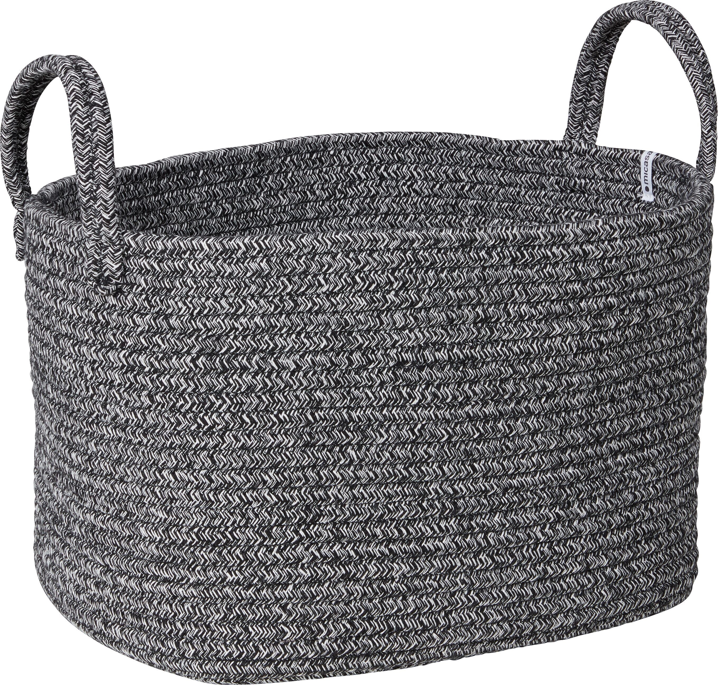CLEA Korb - Schwarz / B: 30.0 cm x T: 36.0 cm x H: 24.0 cm