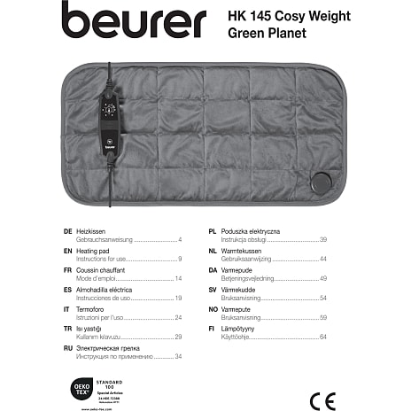 Beurer HK 145 varmepude m. tyngde