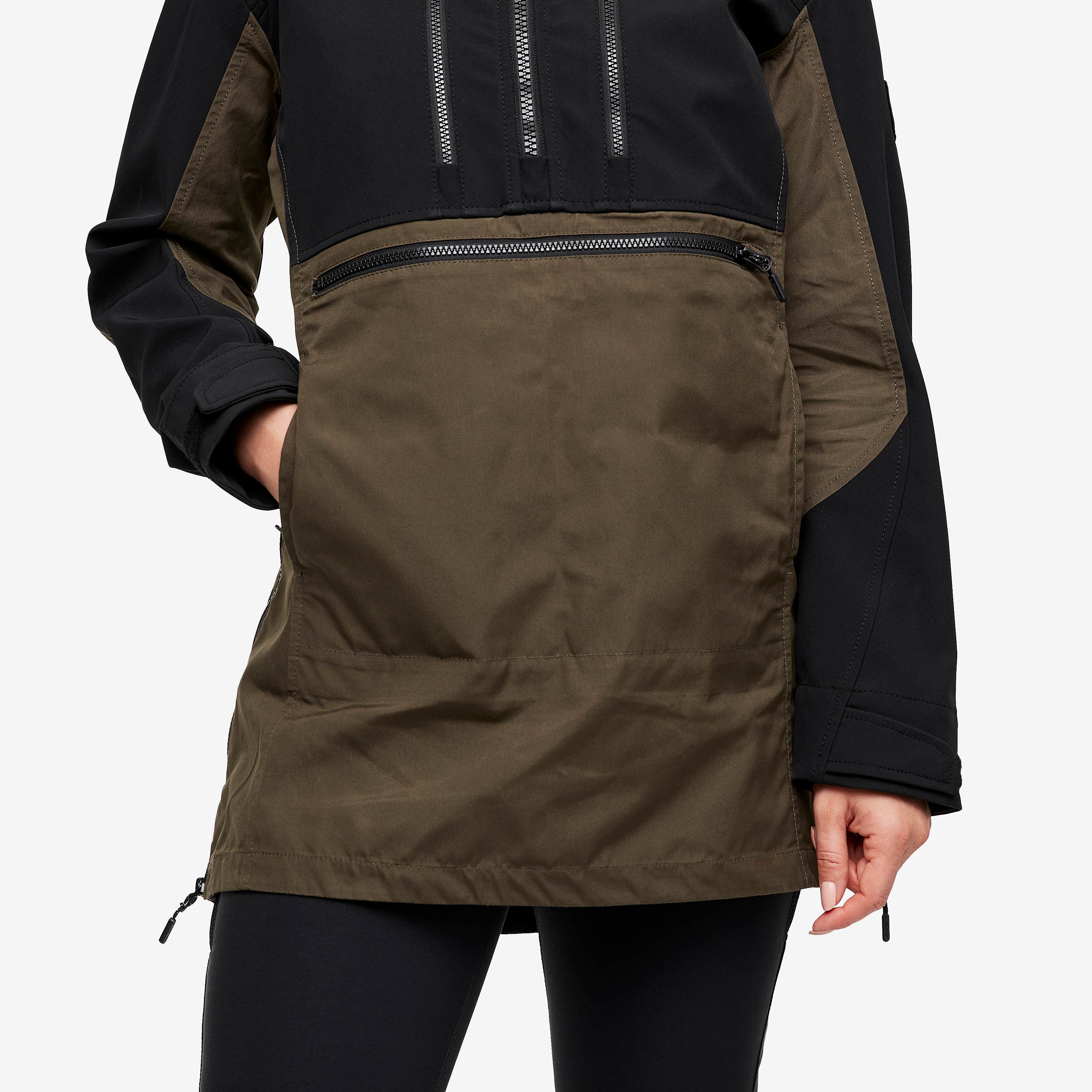 Outdoor Anorak Dame Mud