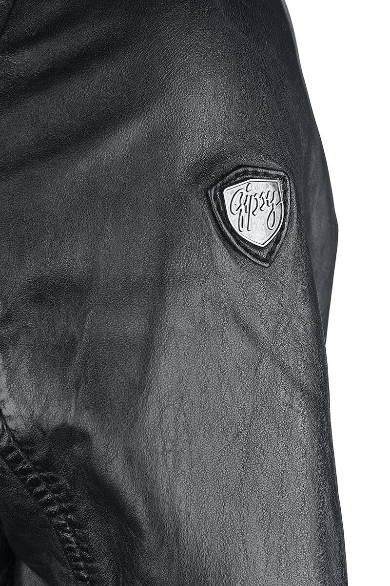 GGJandra Lamas | Gipsy Manteau en cuir
