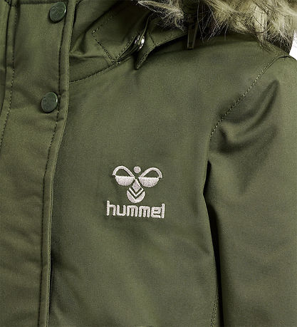 Hummel Winterjacke - hmlAlma Tex - Olive Nacht