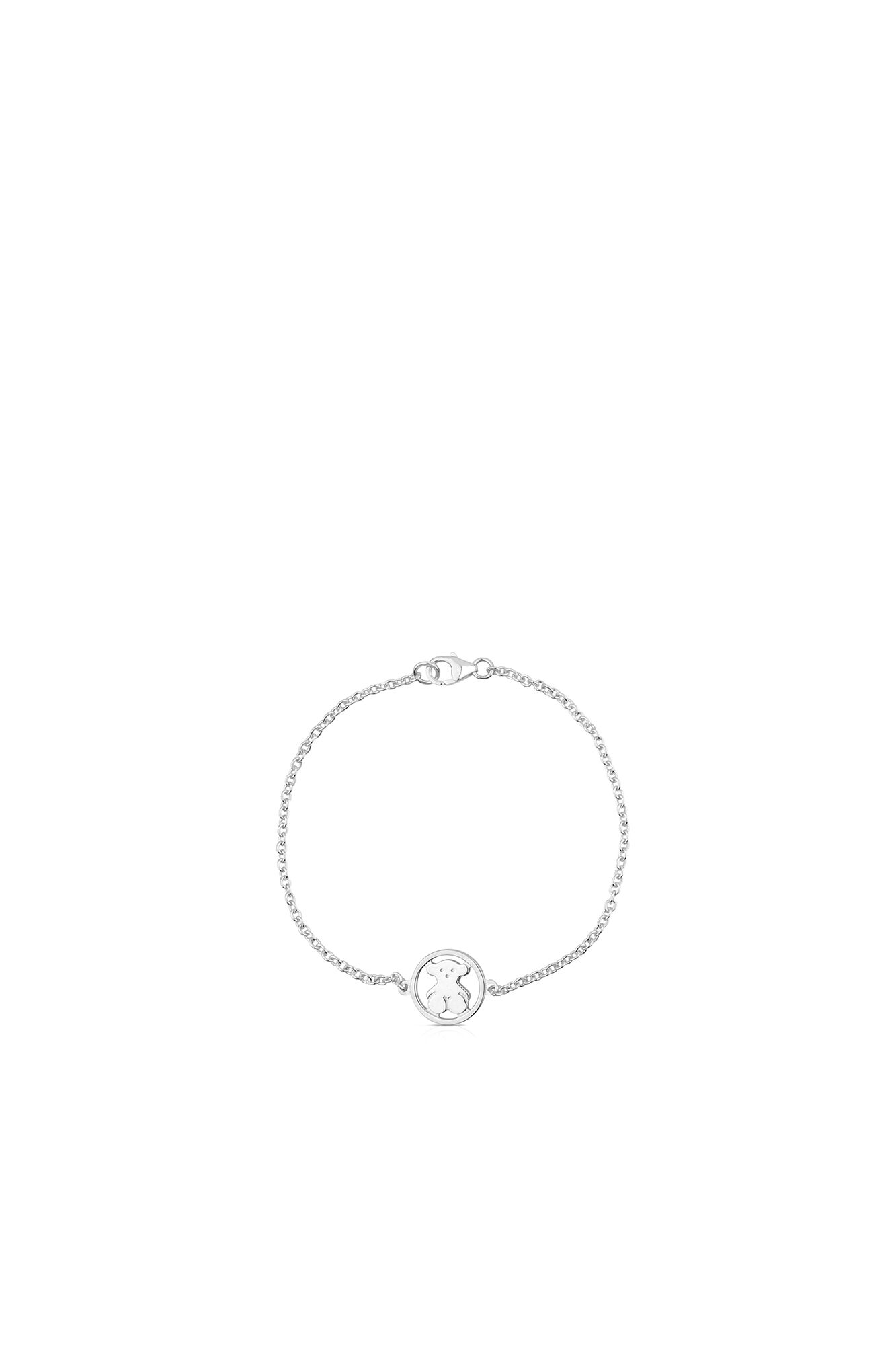 Pulseira de prata Camille - Cinza