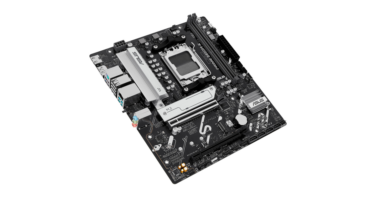 ASUSPRIME B850M-K socket AM5 moederbord  (2.5 GbE-LAN, Sound, µATX)