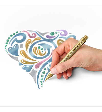 Staedtler Filzstifte - 10 st. - Metallic Calligraphy - 1-2 mm