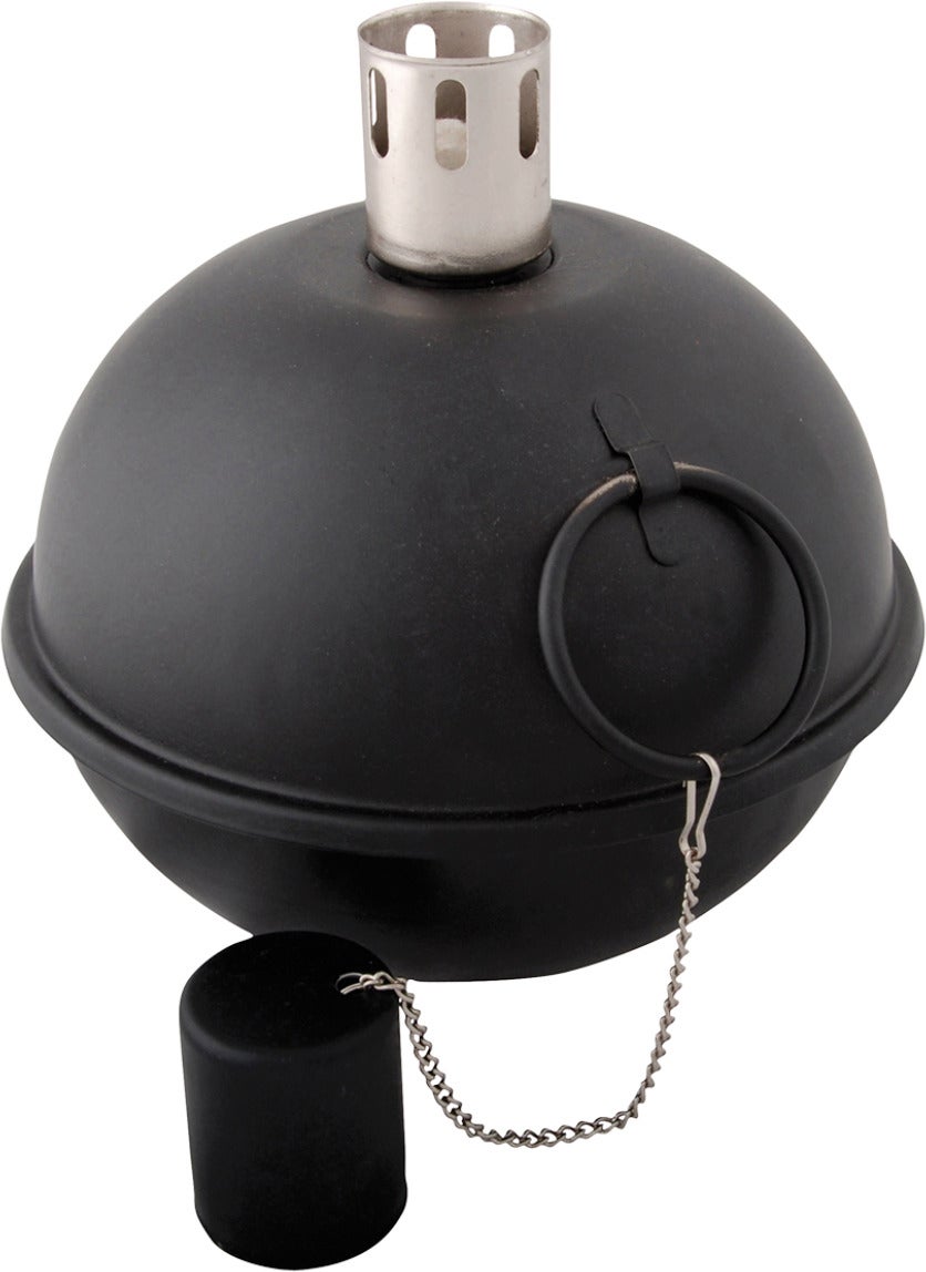 Esschert Design olielamp Fancy Flames zwart D 20 H 20,7 cm
