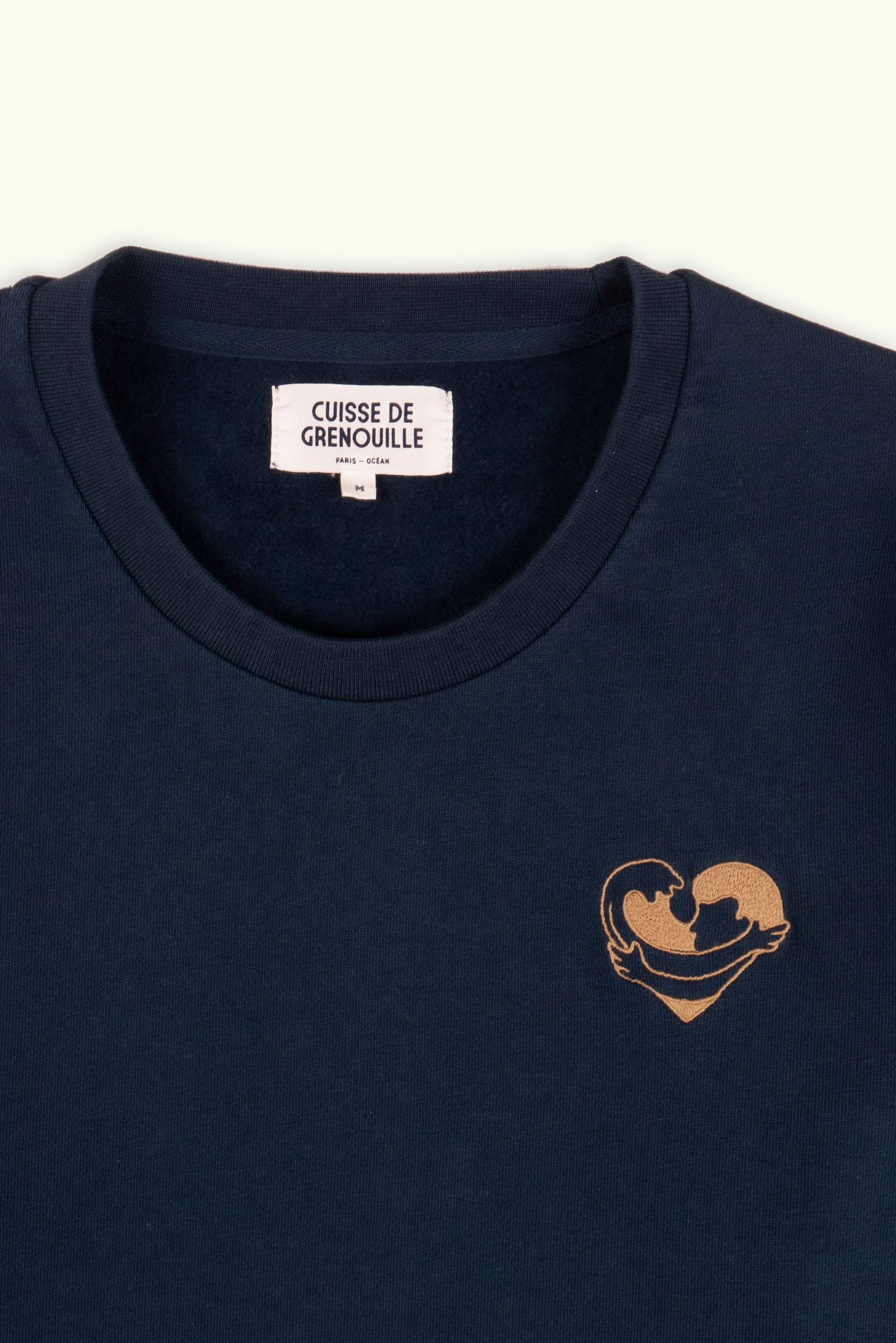 Sweatshirt encoton | Bleu