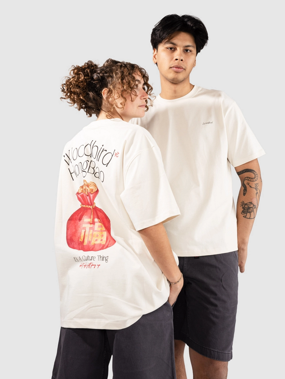Woodbird WBBaine HongBao T-Shirt off white