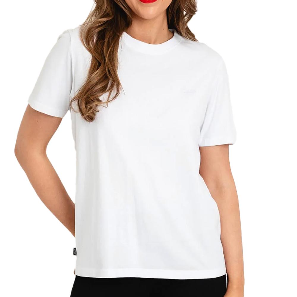 Superdry T-shirt Blanc Femme Superdry Vintage Logo