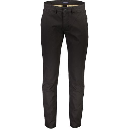 Lindbergh Structure Superflex Chinos, Black, W36/L34