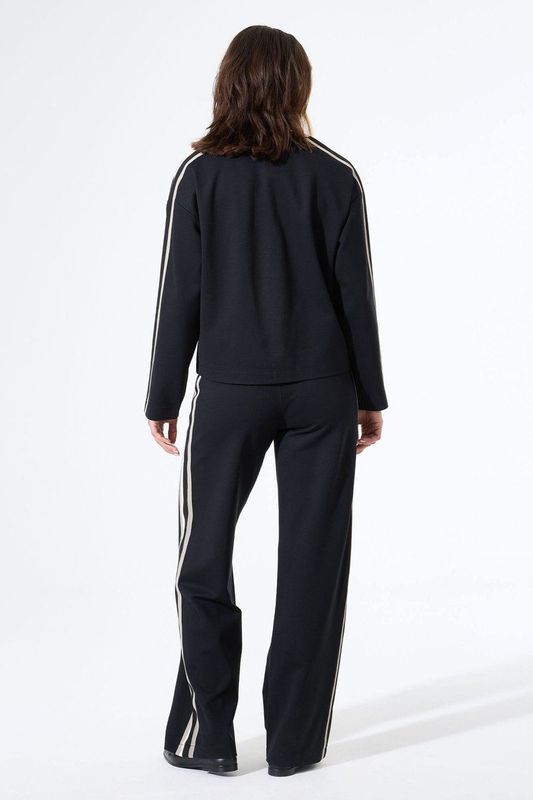 Garcia - GE50002 - Broek - Zwart - Elastische Tailleband - Steekzakken